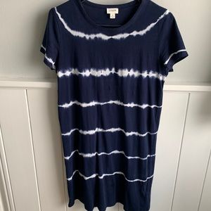 J Crew the dye T-shirt dress